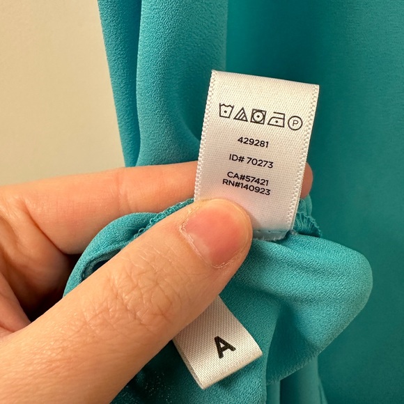 [LOFT] Turquoise Ruffle Tank - Picture 5 of 6